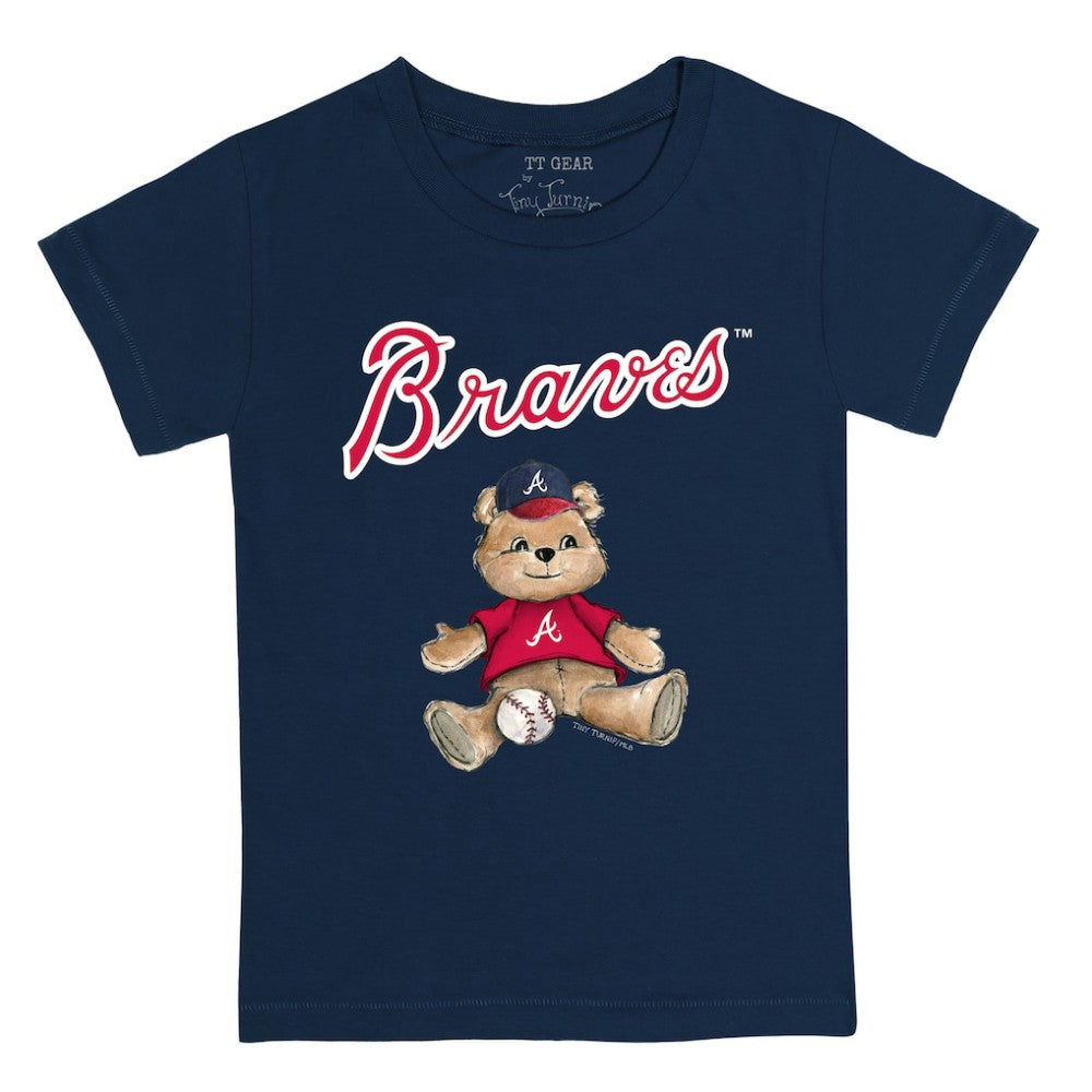 Atlanta Braves Tiny Turnip Youth Teddy Boy T-Shirt | MLB New