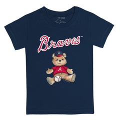 Atlanta Braves Tiny Turnip Youth Teddy Boy T-Shirt | MLB New