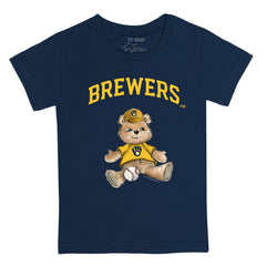 Milwaukee Brewers Tiny Turnip Youth Teddy Boy T-Shirt | MLB For sale