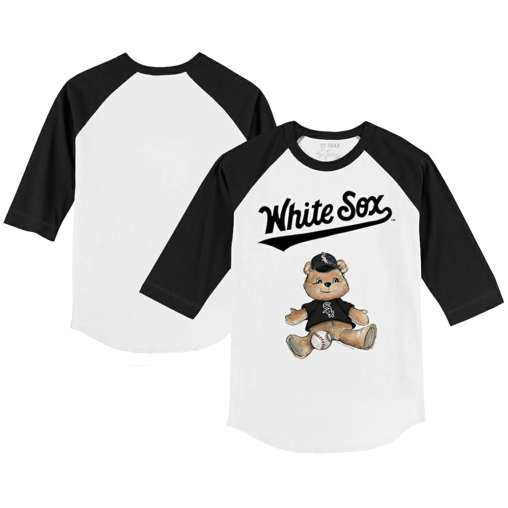 Chicago White Sox Tiny Turnip Youth Teddy Boy 3/4-Sleeve Raglan T-Shirt | MLB US