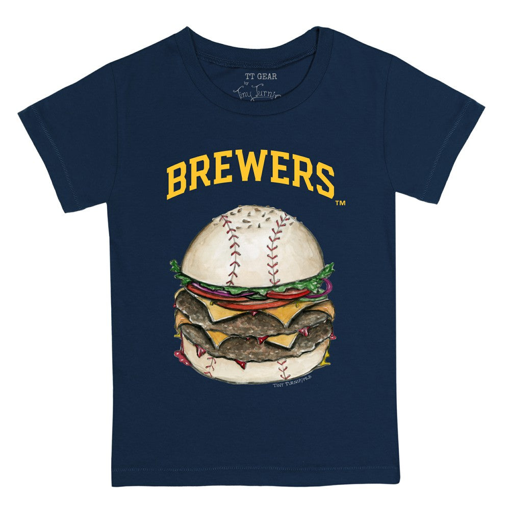 Milwaukee Brewers Tiny Turnip Youth Burger T-Shirt | MLB Near me