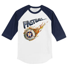 Houston Astros Tiny Turnip Youth Fastball 3/4-Sleeve Raglan T-Shirt | MLB On Sale