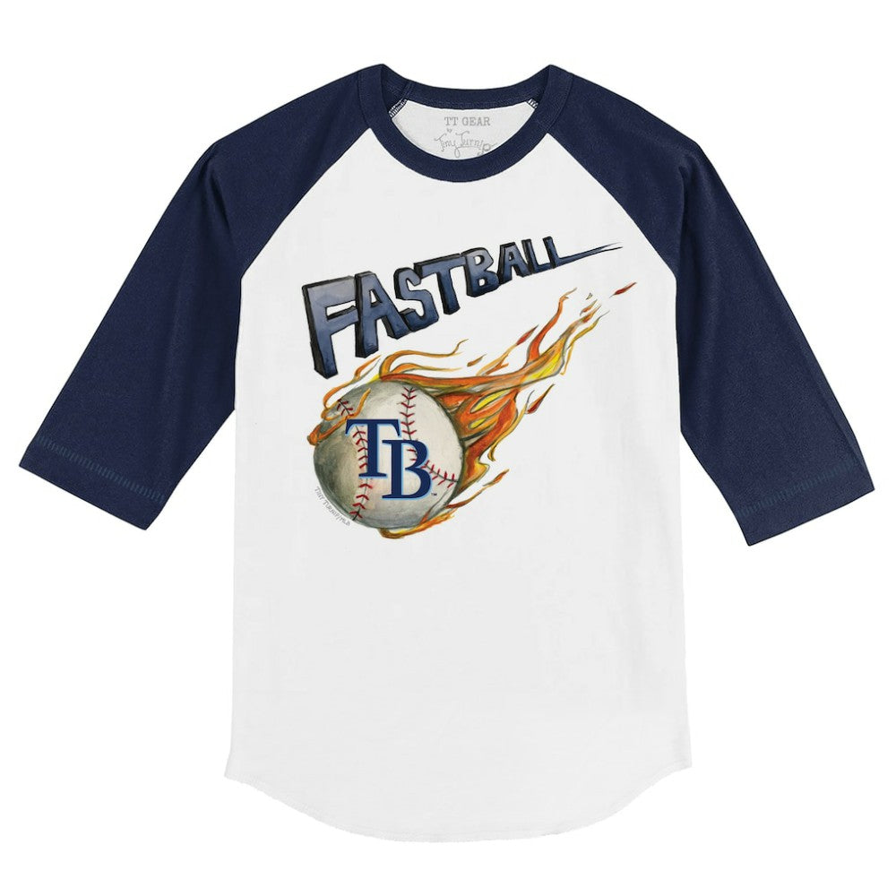 Tampa Bay Rays Tiny Turnip Youth Fastball 3/4-Sleeve Raglan T-Shirt | MLB Online