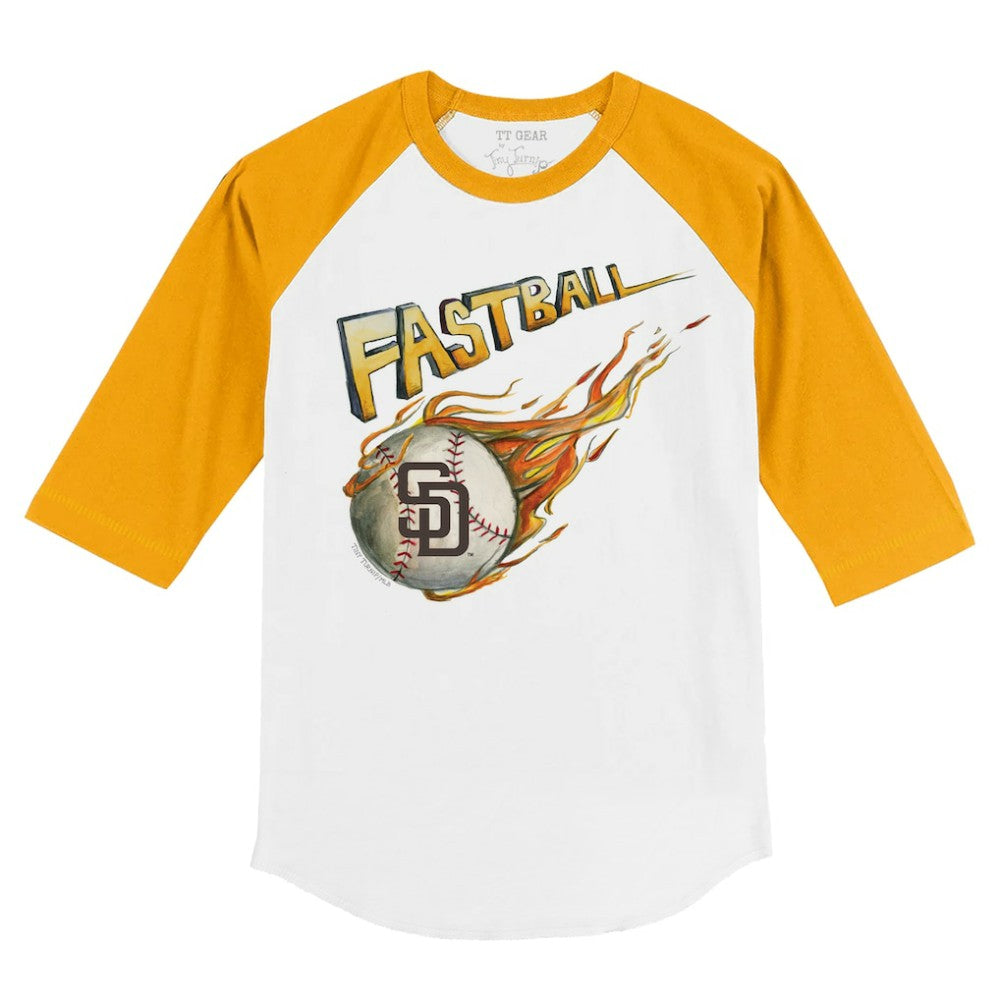 San Diego Padres Tiny Turnip Youth Fastball 3/4-Sleeve Raglan T-Shirt | MLB US