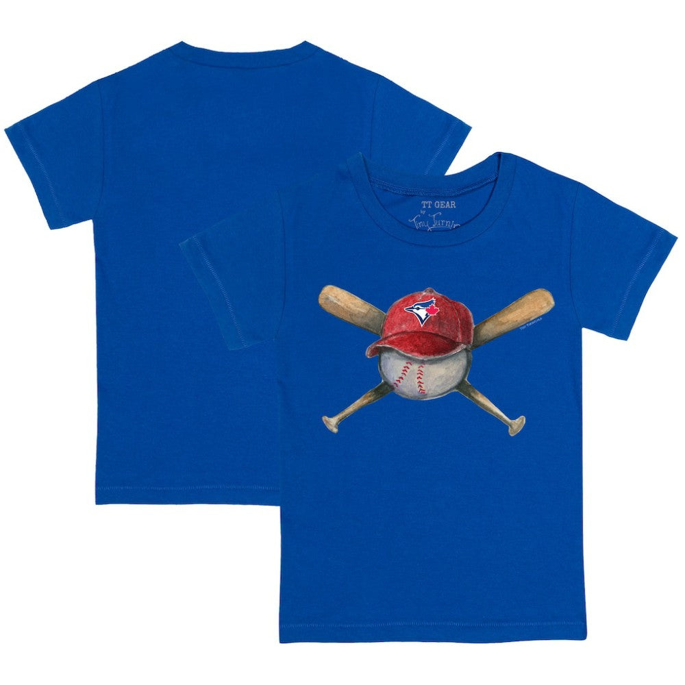 Toronto Blue Jays Tiny Turnip Youth Hat Crossbats T-Shirt | MLB On Sale