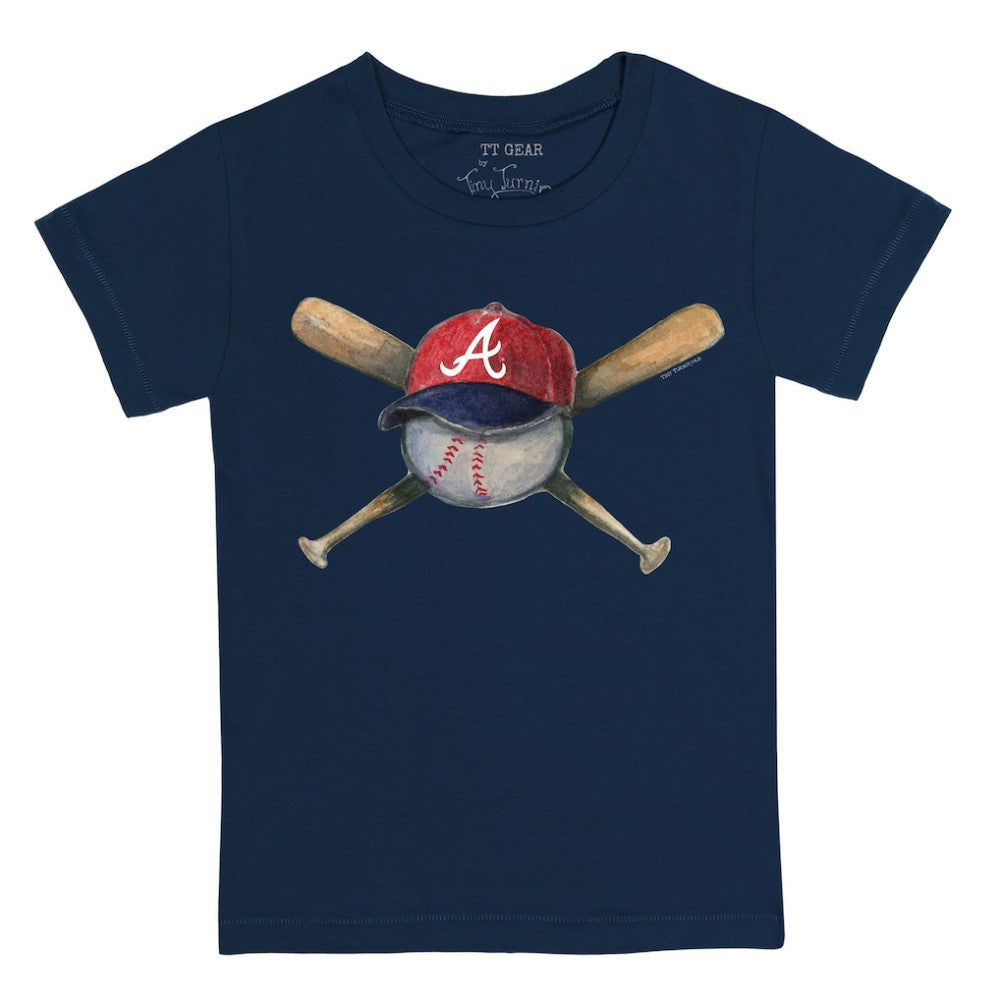 Atlanta Braves Tiny Turnip Youth Hat Crossbats T-Shirt | MLB Near me
