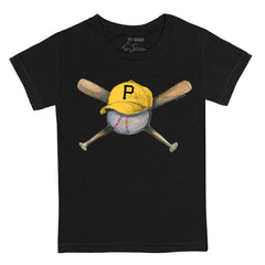 Pittsburgh Pirates Tiny Turnip Youth Hat Crossbats T-Shirt | MLB Online