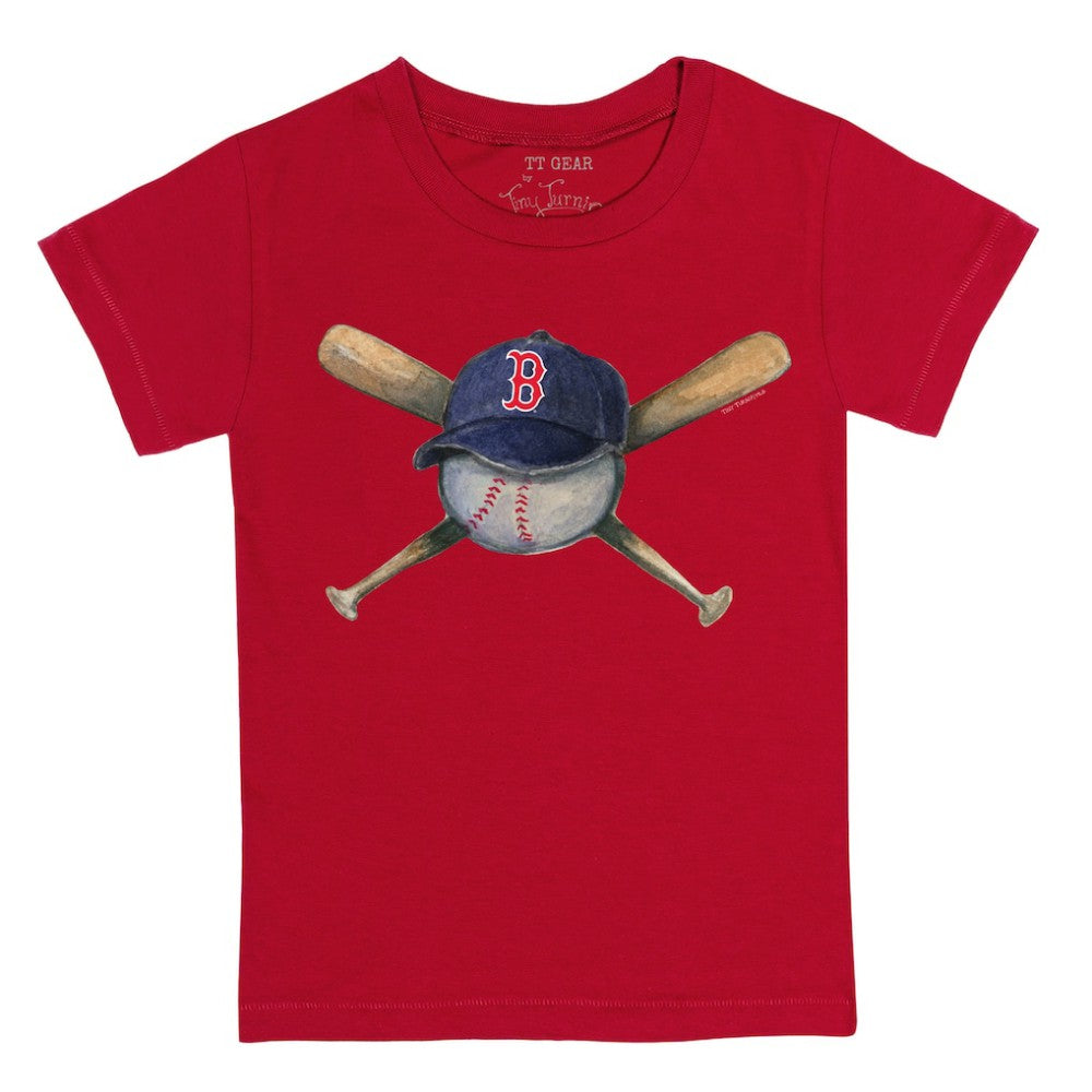 Boston Red Sox Tiny Turnip Youth Hat Crossbats T-Shirt | MLB Discount