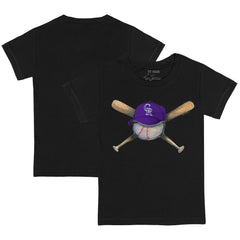 Colorado Rockies Tiny Turnip Youth Hat Crossbats T-Shirt | MLB Discount
