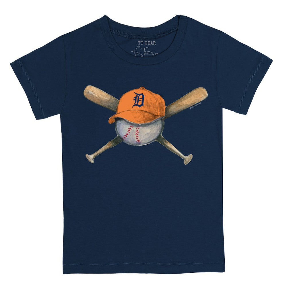 Detroit Tigers Tiny Turnip Youth Hat Crossbats T-Shirt | MLB For sale