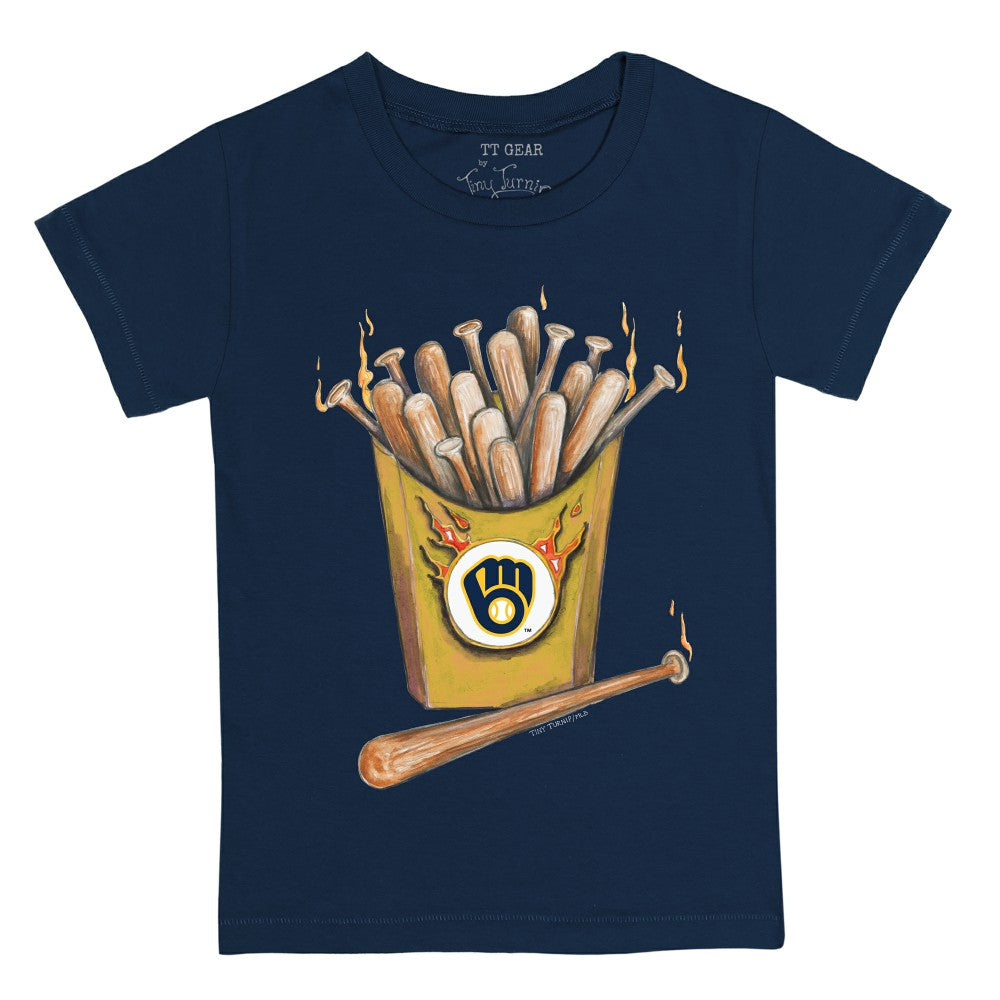 Milwaukee Brewers Tiny Turnip Youth Hot Bats T-Shirt | MLB Sale