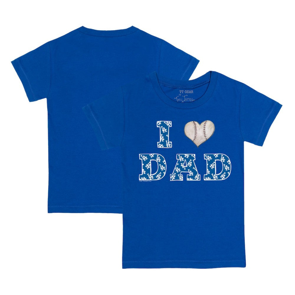 Los Angeles Dodgers Tiny Turnip Youth I Love Dad T-Shirt | MLB Sale