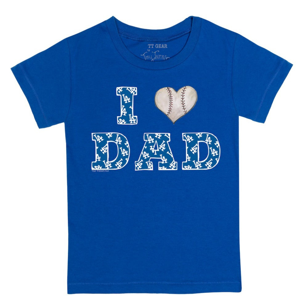 Los Angeles Dodgers Tiny Turnip Youth I Love Dad T-Shirt | MLB Sale