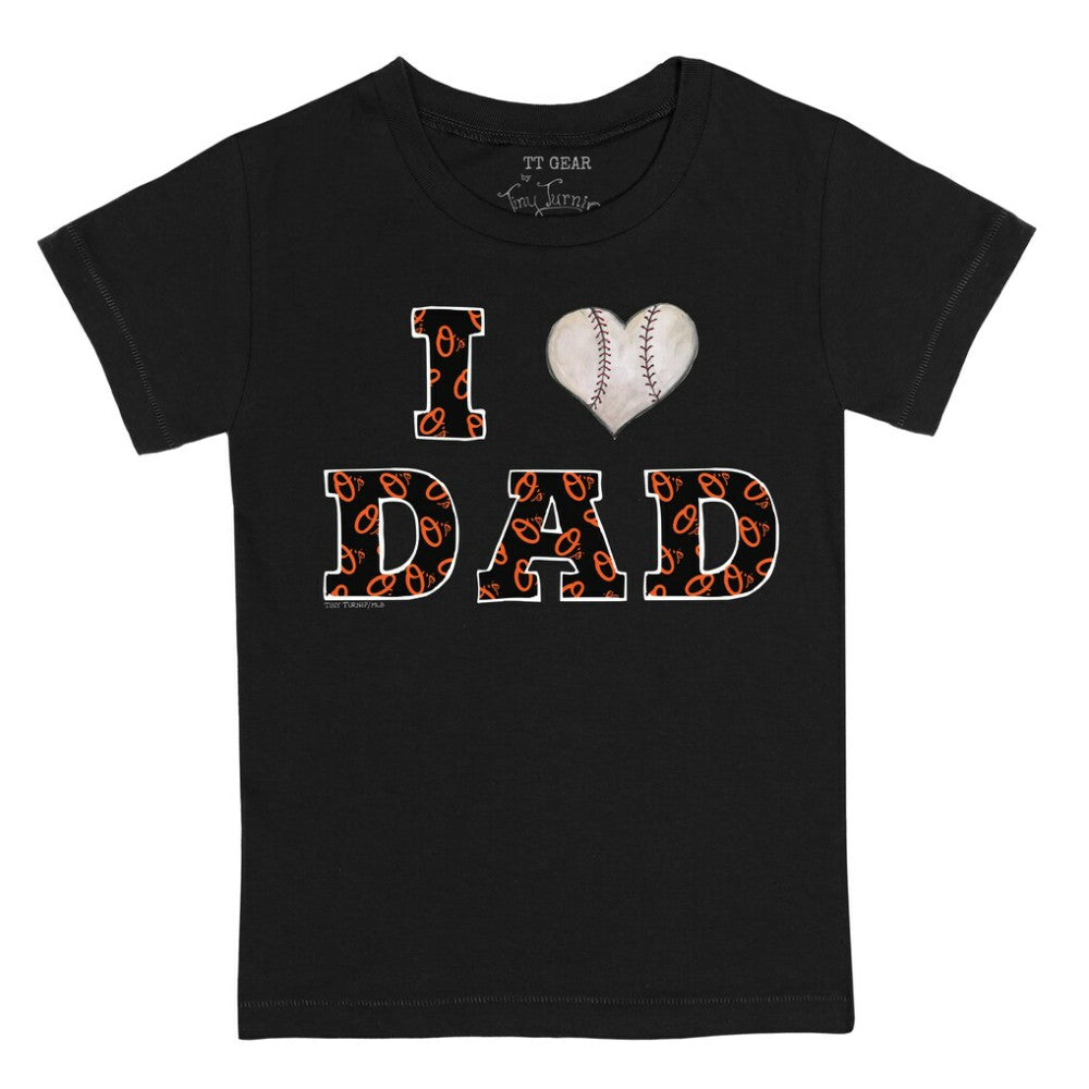 Baltimore Orioles Tiny Turnip Youth I Love Dad T-Shirt | MLB For sale