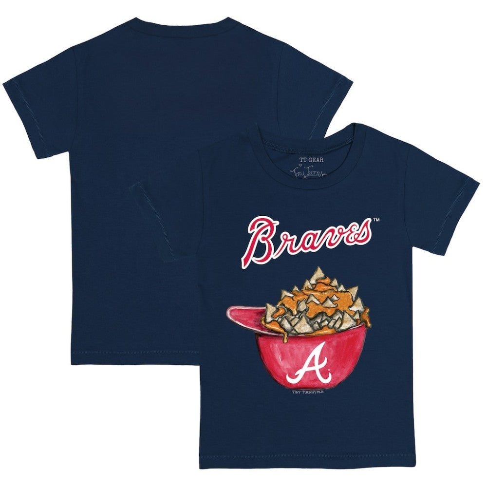 Atlanta Braves Tiny Turnip Youth Nacho Helmet T-Shirt | MLB Outlet
