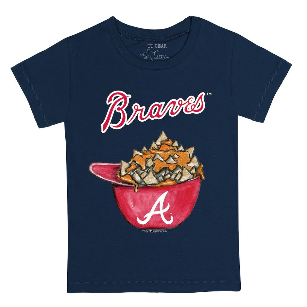 Atlanta Braves Tiny Turnip Youth Nacho Helmet T-Shirt | MLB Outlet