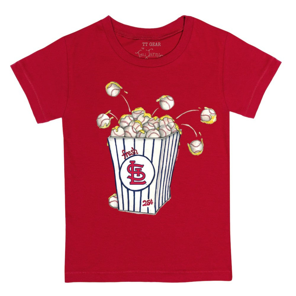 St. Louis Cardinals Tiny Turnip Youth Popcorn T-Shirt | MLB Sale