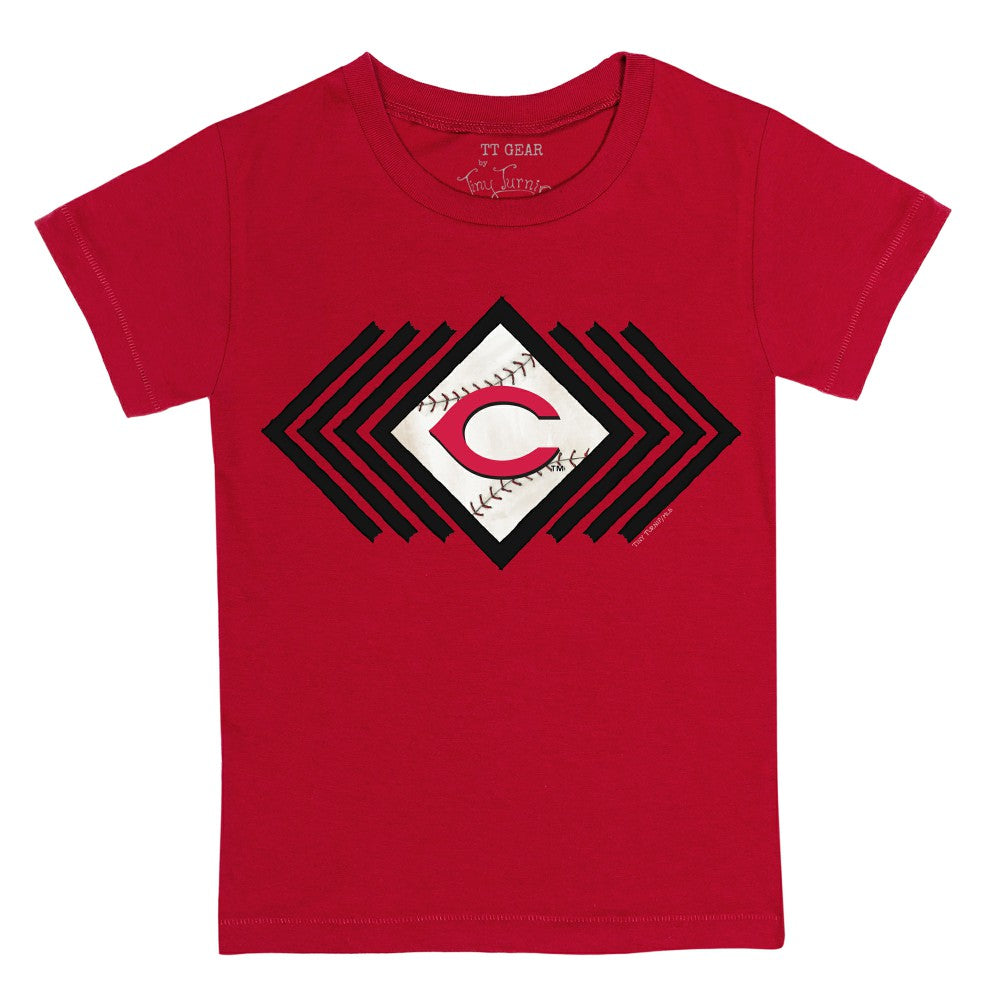 Cincinnati Reds Tiny Turnip Youth Prism Arrows T-Shirt | MLB Outlet