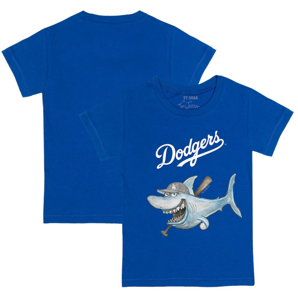Los Angeles Dodgers Tiny Turnip Youth Shark T-Shirt | MLB Discount