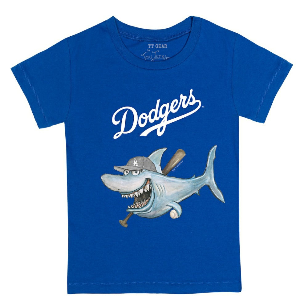 Los Angeles Dodgers Tiny Turnip Youth Shark T-Shirt | MLB Discount