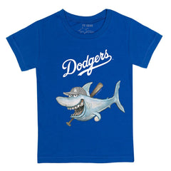 Los Angeles Dodgers Tiny Turnip Youth Shark T-Shirt | MLB Discount