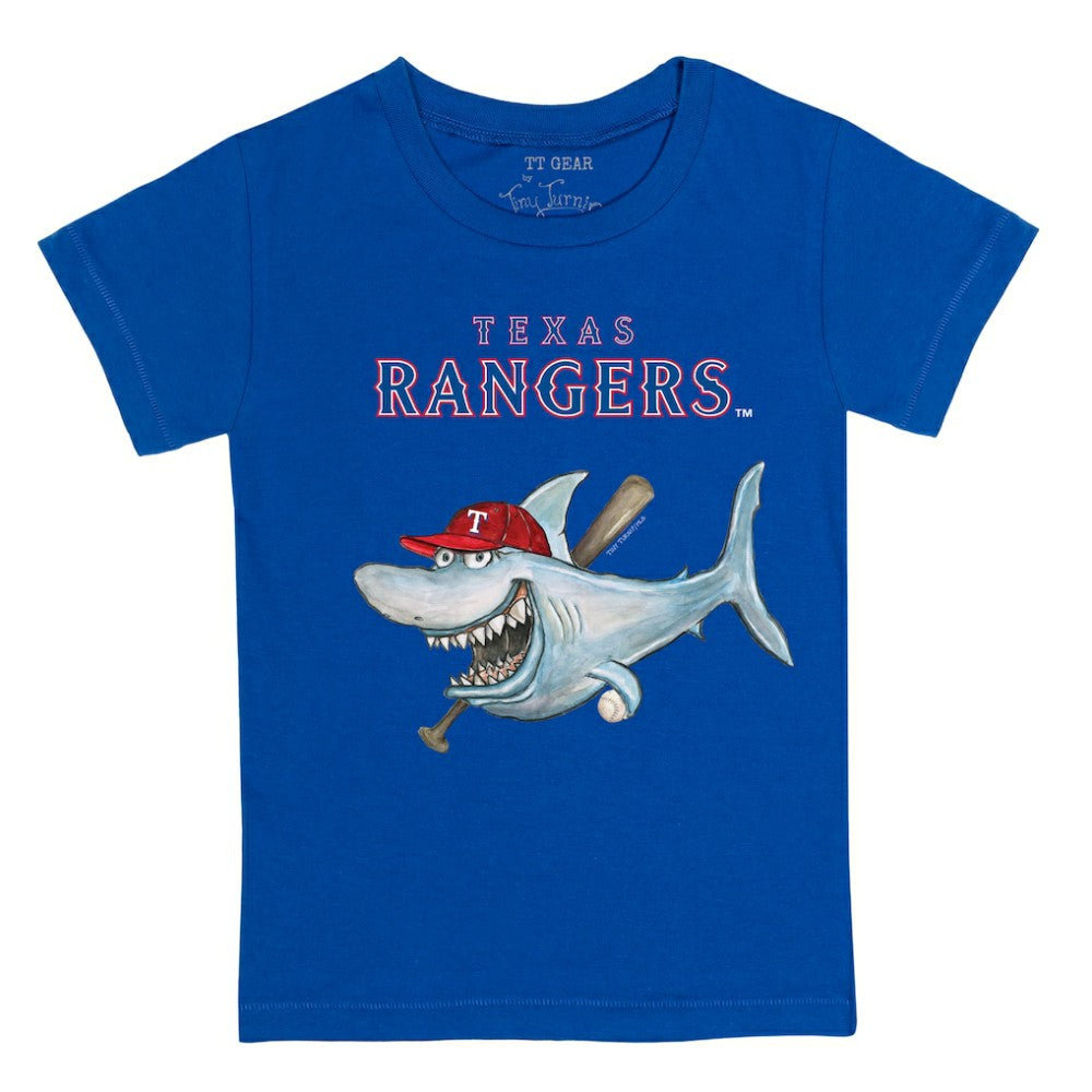 Texas Rangers Tiny Turnip Youth Shark T-Shirt | MLB On Sale