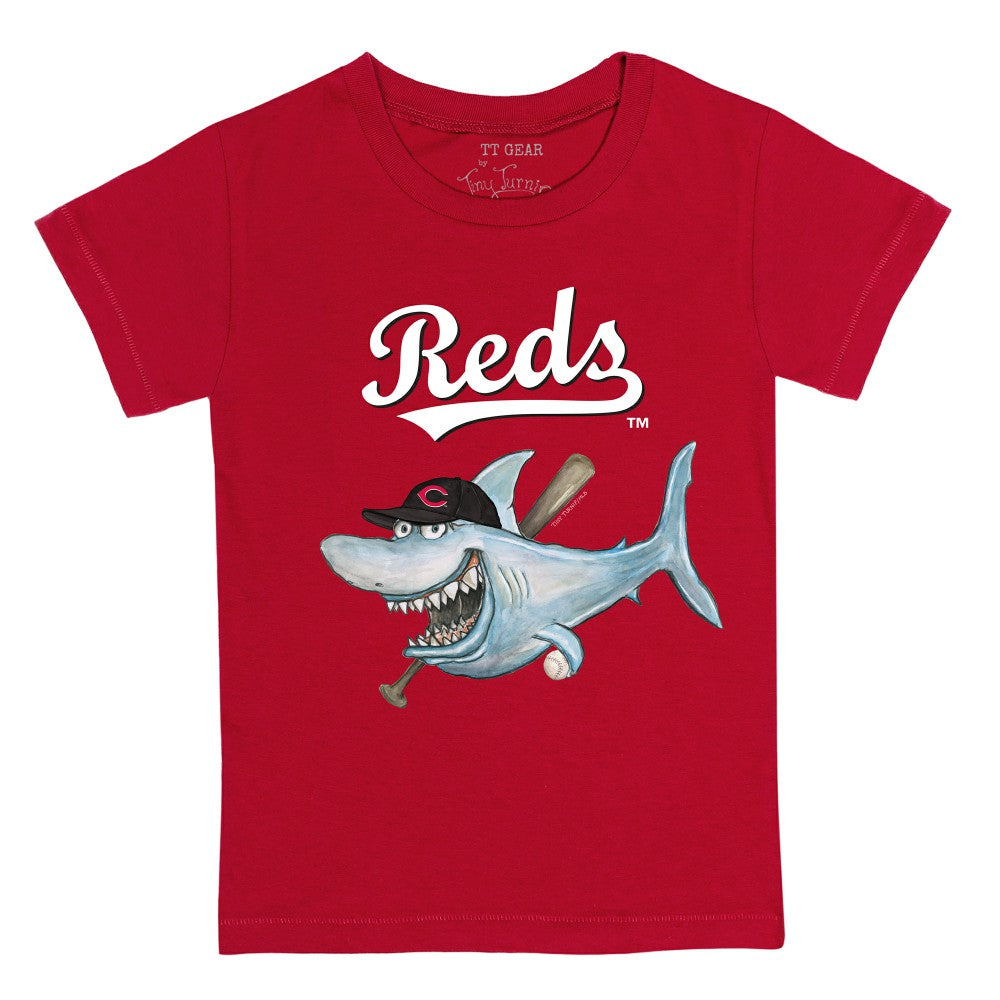 Cincinnati Reds Tiny Turnip Youth Shark T-Shirt | MLB US