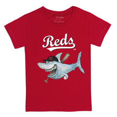 Cincinnati Reds Tiny Turnip Youth Shark T-Shirt | MLB US