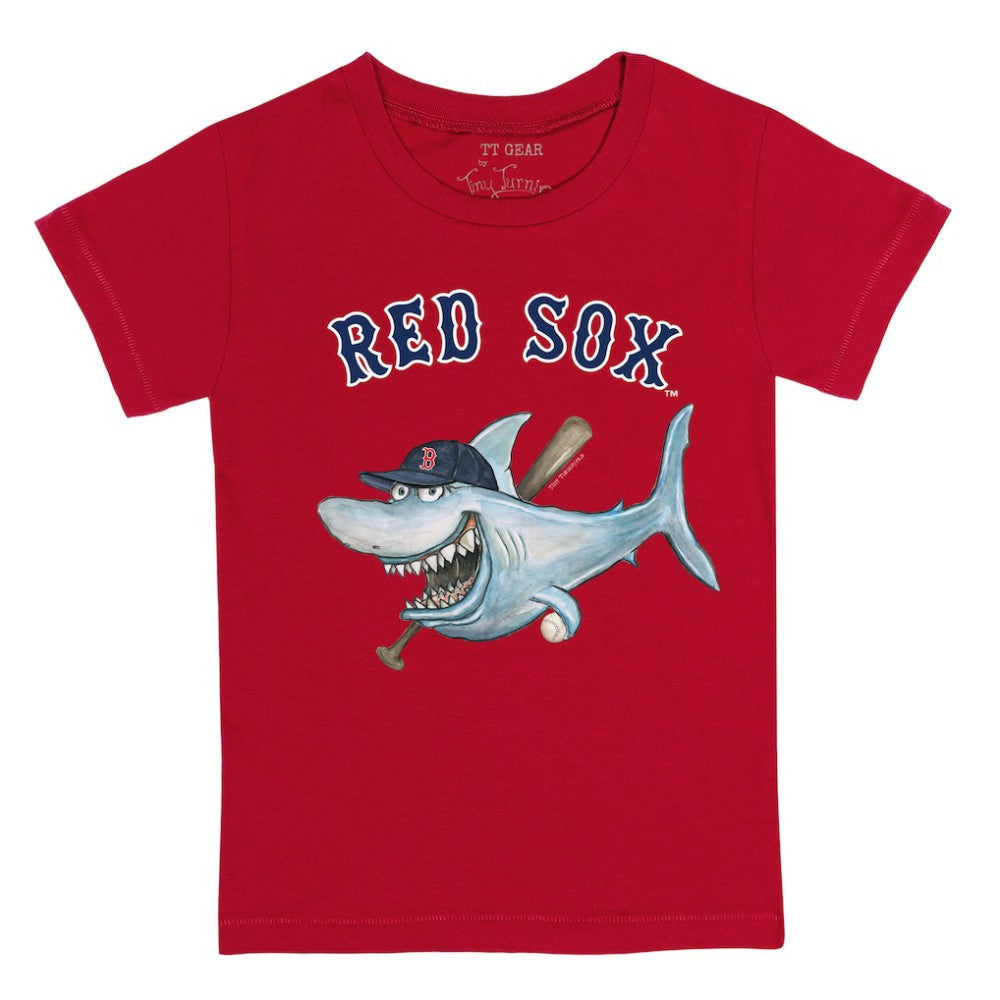 Boston Red Sox Tiny Turnip Youth Shark T-Shirt | MLB Discount