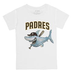 San Diego Padres Tiny Turnip Youth Shark Logo T-Shirt | MLB US