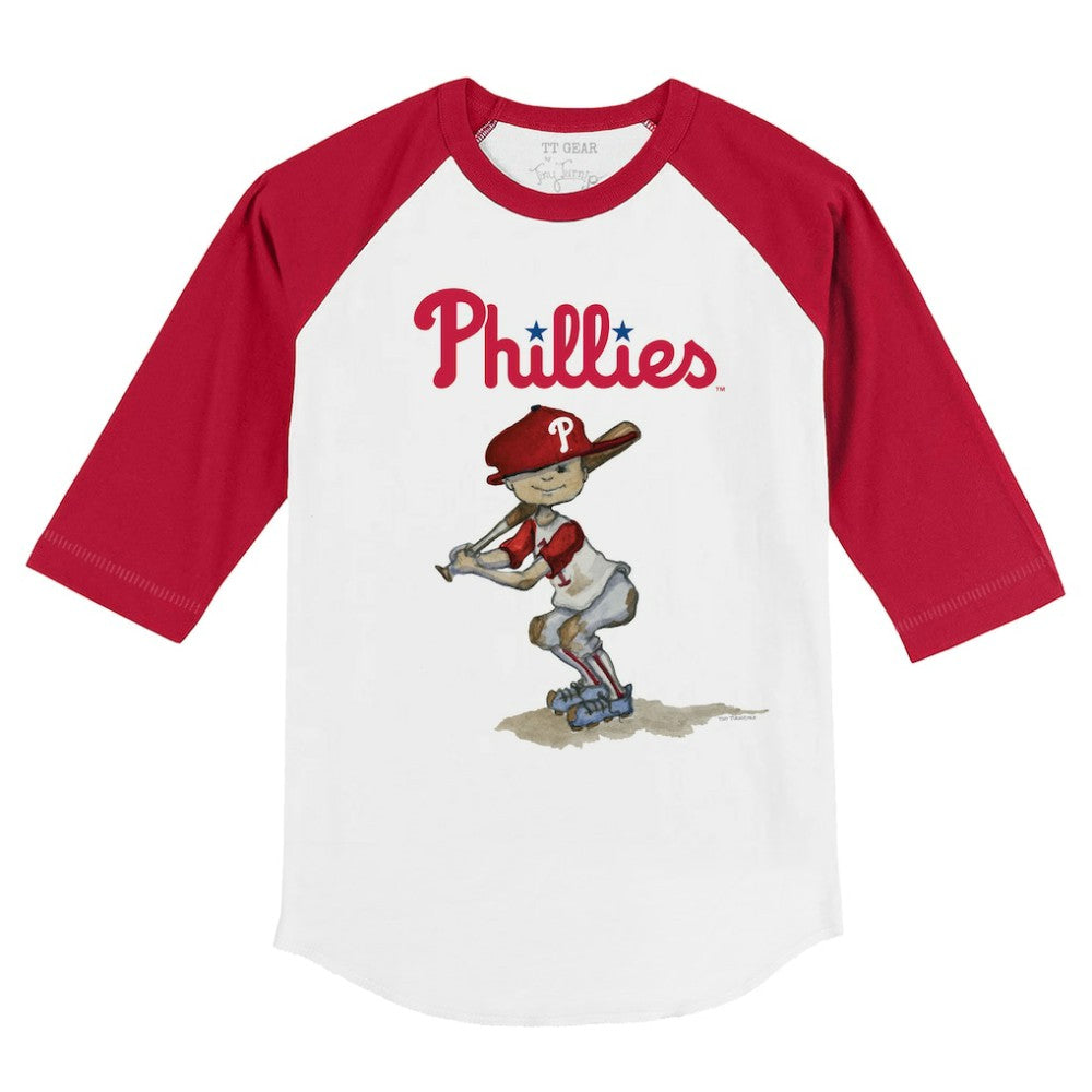 Philadelphia Phillies Tiny Turnip Youth Slugger 3/4-Sleeve Raglan T-Shirt | MLB Online