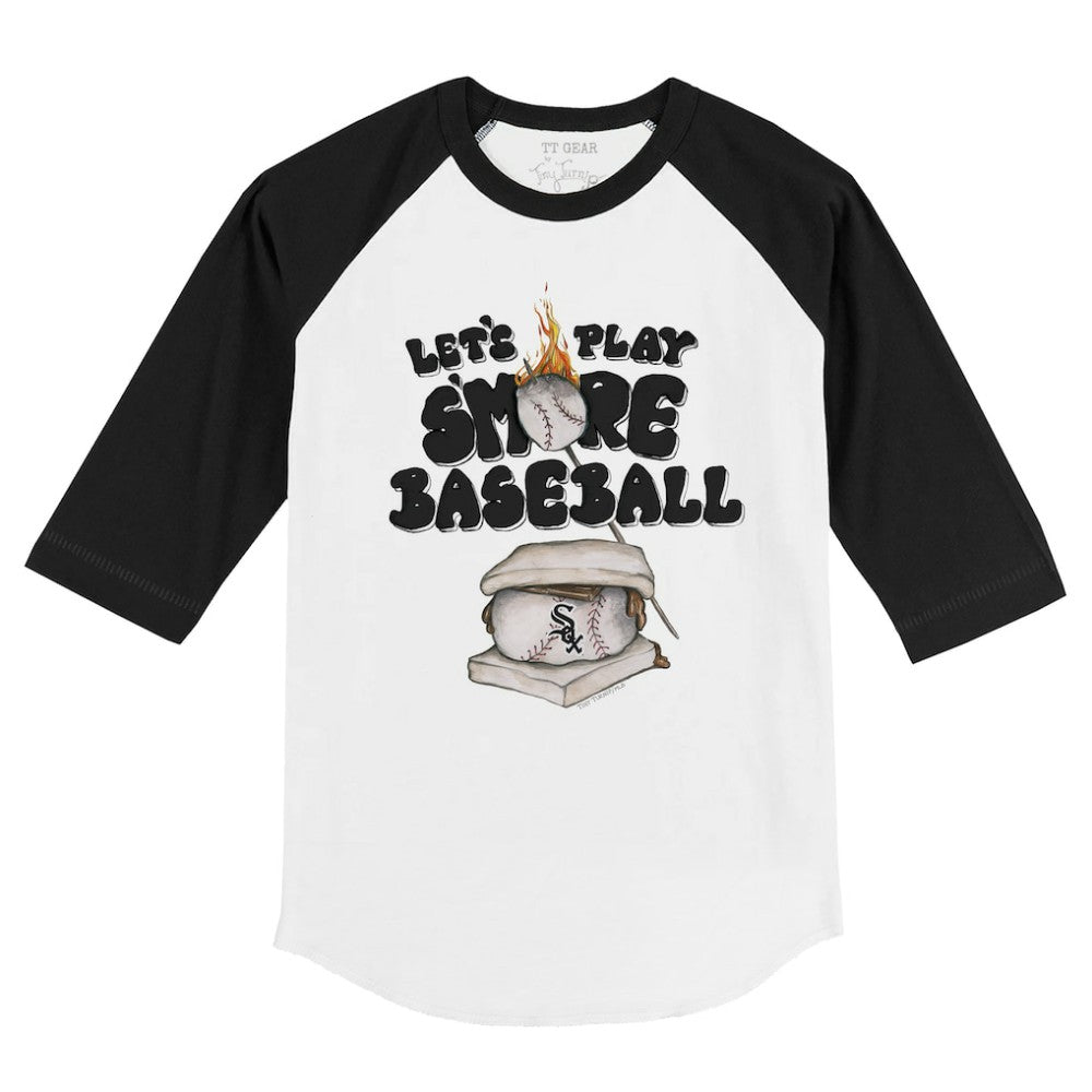 Chicago White Sox Tiny Turnip Youth Smores 3/4-Sleeve Raglan T-Shirt | MLB US