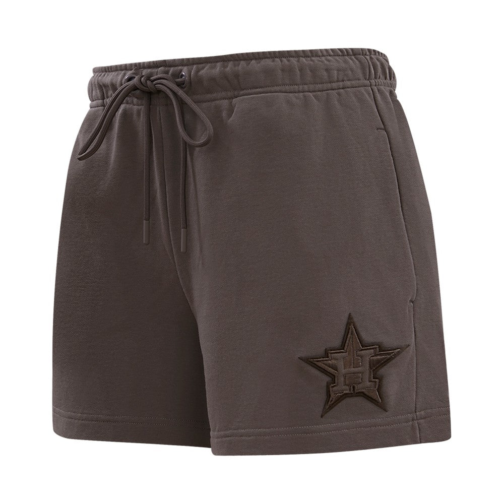 Houston Astros Pro Standard Women's Neutral Fleece Shorts | MLB New