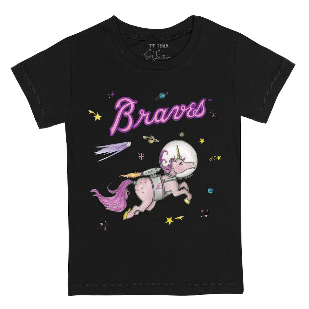 Atlanta Braves Tiny Turnip Youth Space Unicorn T-Shirt | MLB US