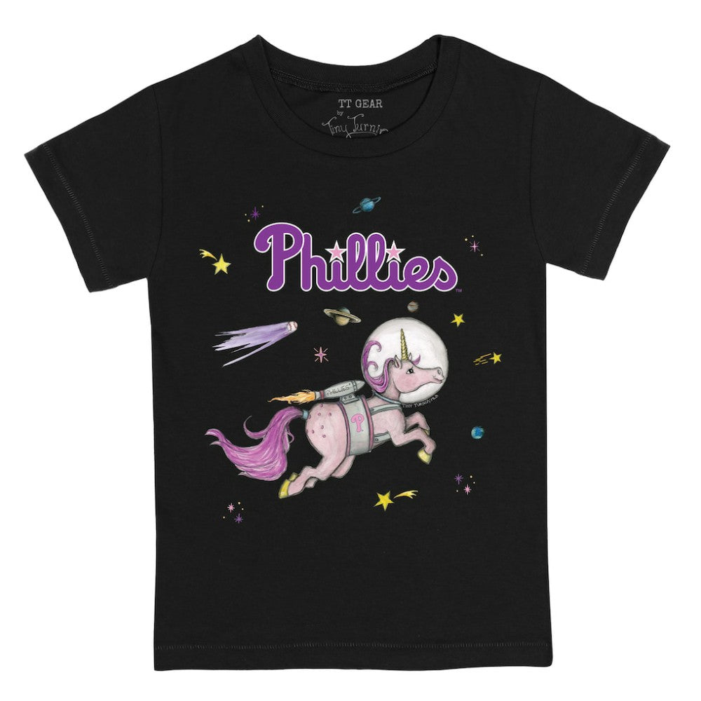 Philadelphia Phillies Tiny Turnip Youth Space Unicorn T-Shirt | MLB New