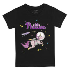 Philadelphia Phillies Tiny Turnip Youth Space Unicorn T-Shirt | MLB New