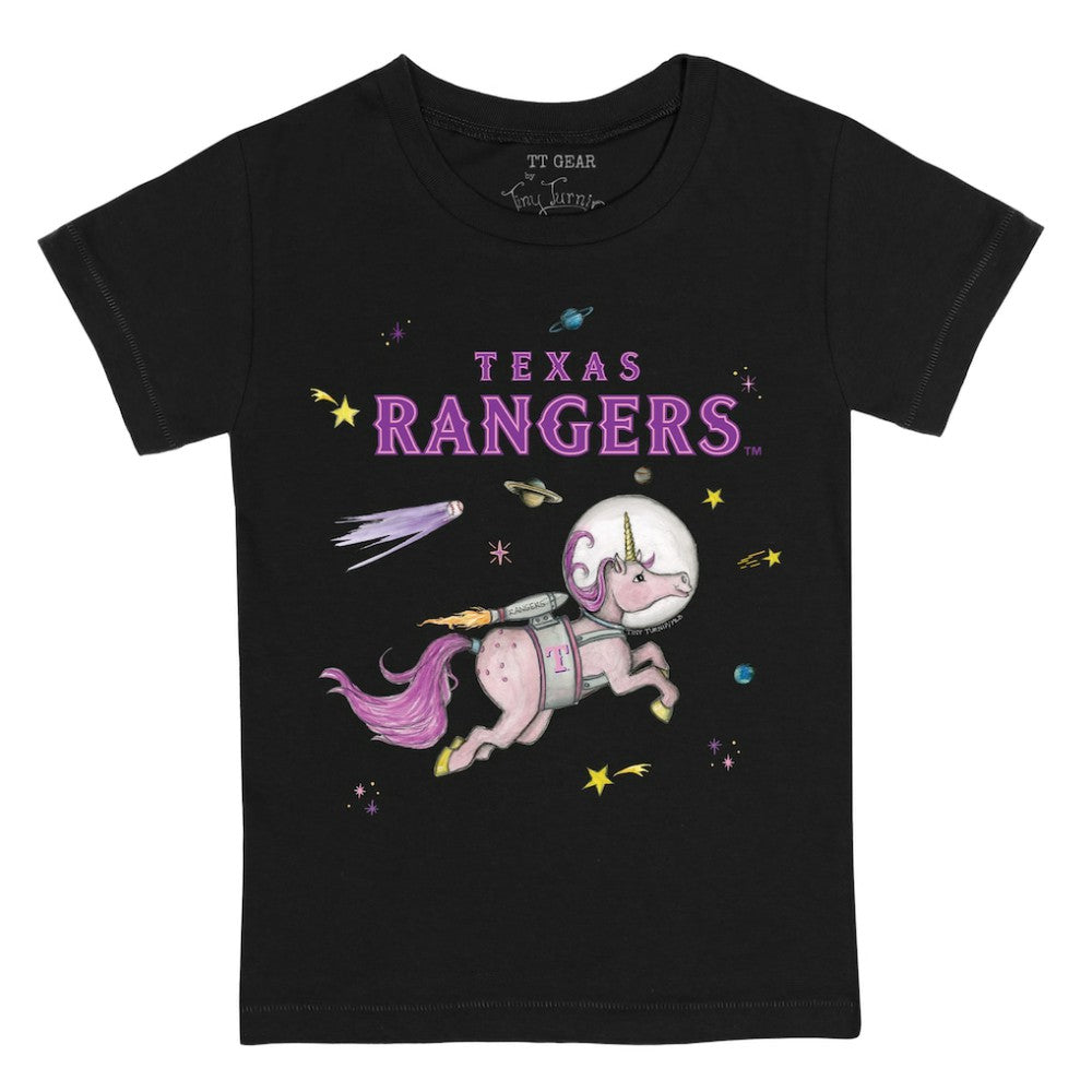Texas Rangers Tiny Turnip Youth Space Unicorn T-Shirt | MLB For sale