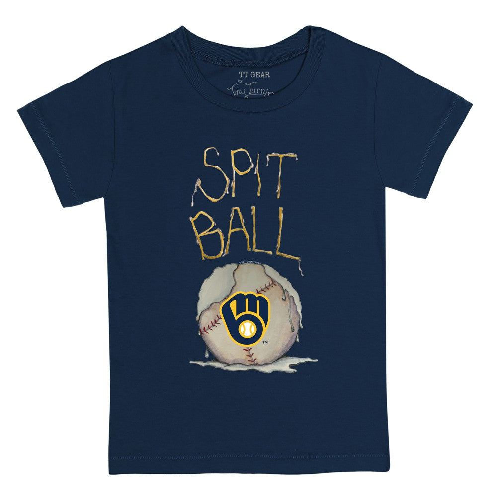 Milwaukee Brewers Tiny Turnip Youth Spit Ball T-Shirt | MLB Outlet