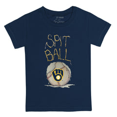 Milwaukee Brewers Tiny Turnip Youth Spit Ball T-Shirt | MLB Outlet