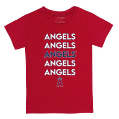 Los Angeles Angels Tiny Turnip Youth Stacked T-Shirt | MLB US