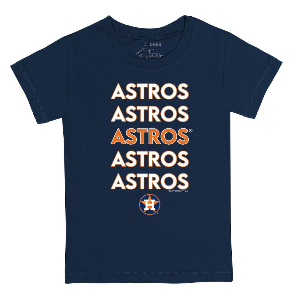 Houston Astros Tiny Turnip Youth Stacked T-Shirt | MLB Outlet