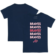 Atlanta Braves Tiny Turnip Youth Stacked T-Shirt | MLB Near me