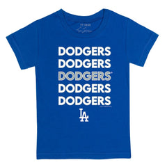 Los Angeles Dodgers Tiny Turnip Youth Stacked T-Shirt | MLB New