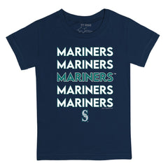 Seattle Mariners Tiny Turnip Youth Stacked T-Shirt | MLB Discount