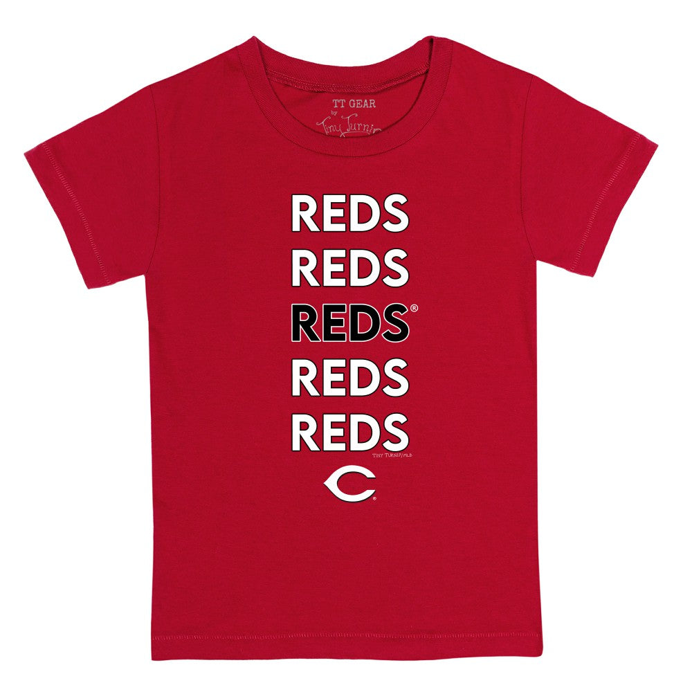 Cincinnati Reds Tiny Turnip Youth Stacked T-Shirt | MLB Online