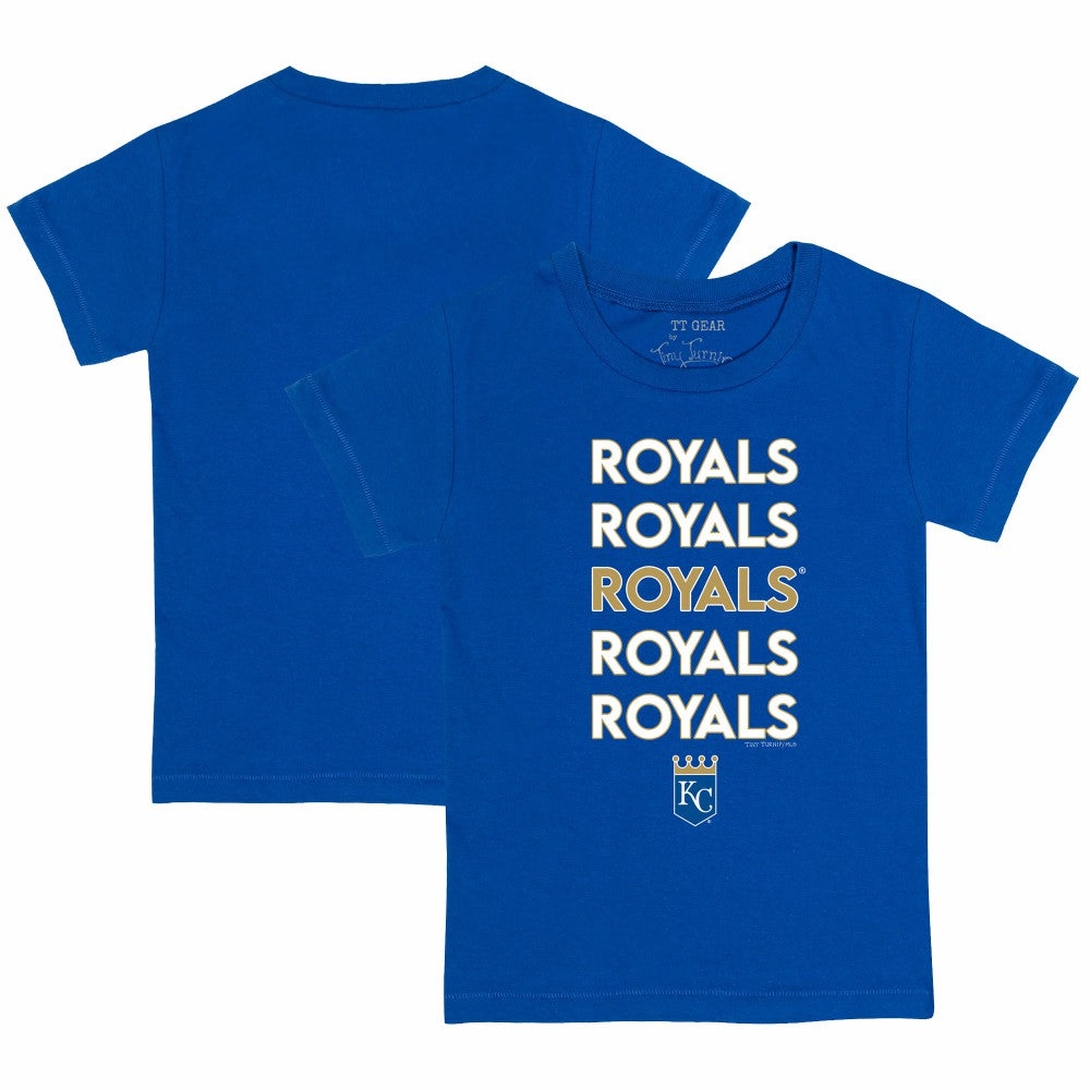 Kansas City Royals Tiny Turnip Youth Stacked T-Shirt | MLB Near me