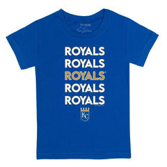 Kansas City Royals Tiny Turnip Youth Stacked T-Shirt | MLB Near me
