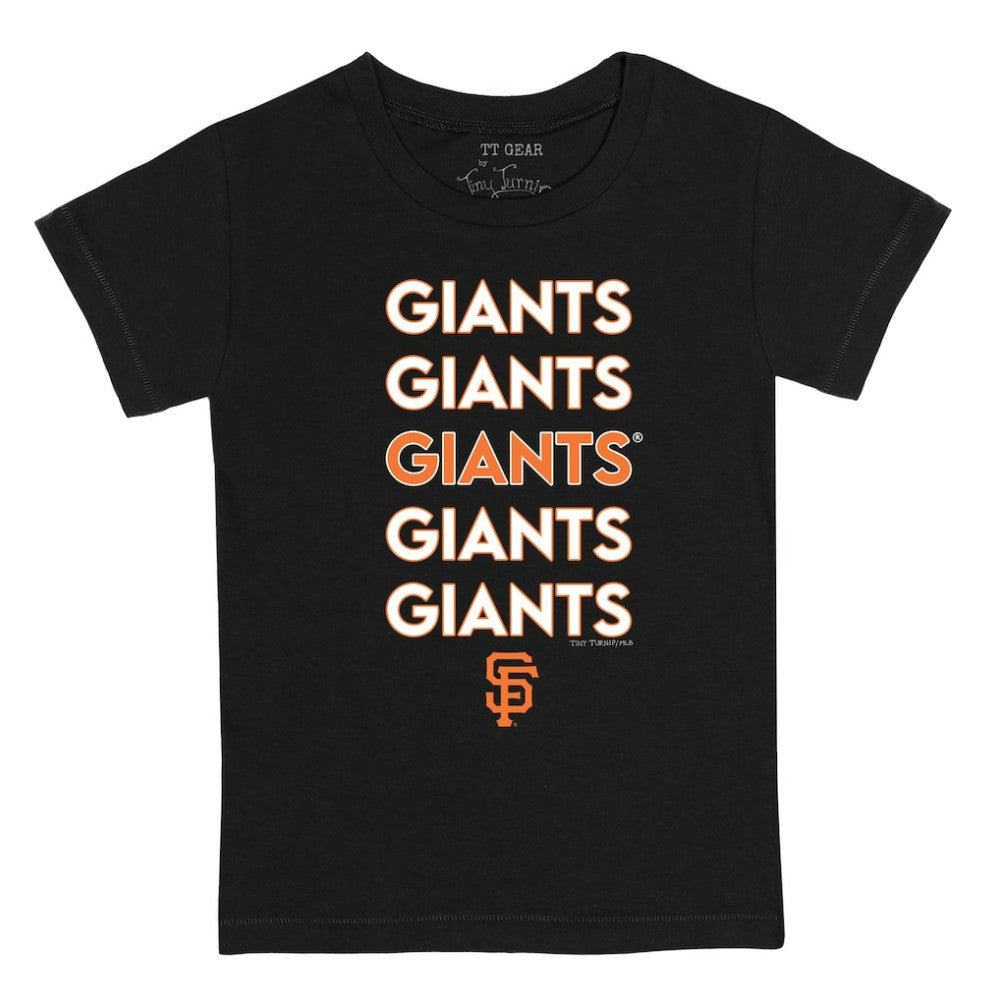 San Francisco Giants Tiny Turnip Youth Stacked T-Shirt | MLB Discount