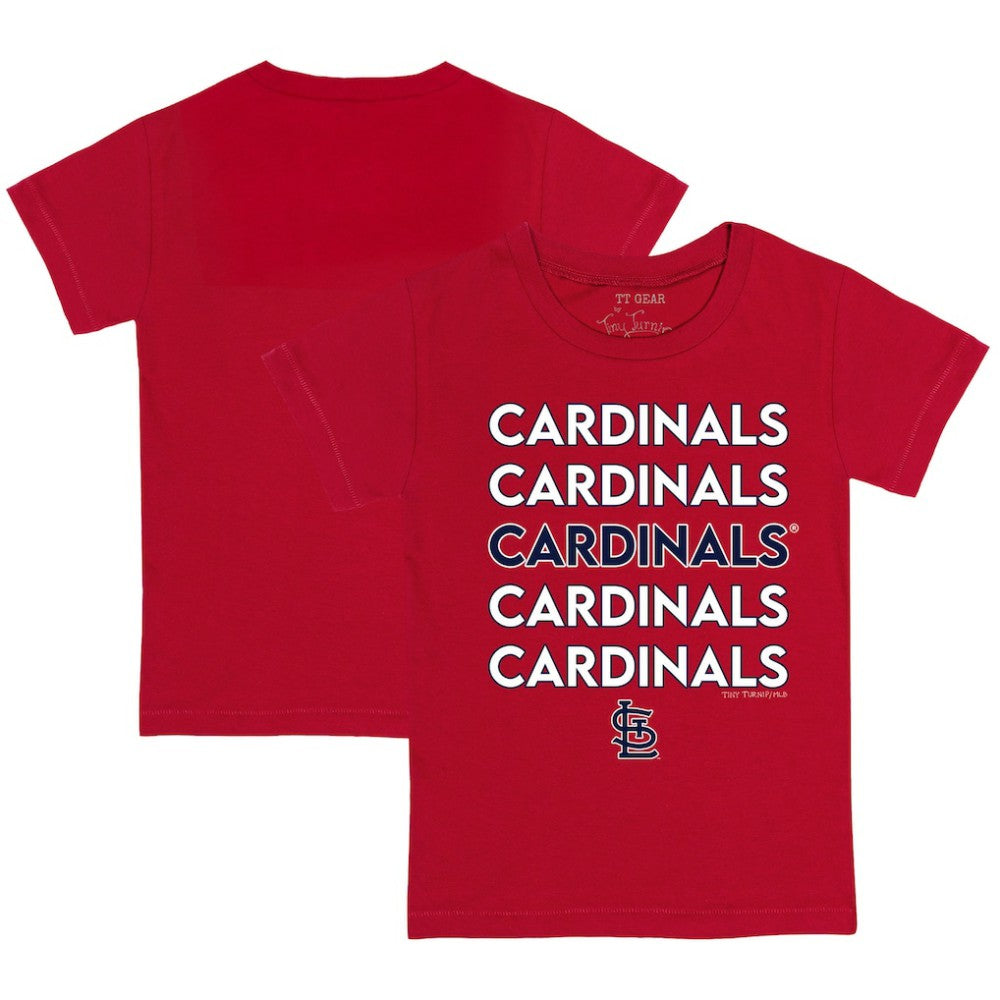 St. Louis Cardinals Tiny Turnip Youth Stacked T-Shirt | MLB New