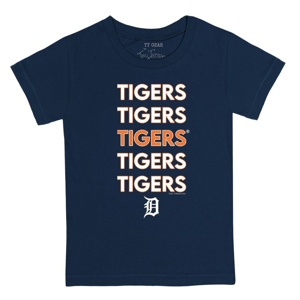 Detroit Tigers Tiny Turnip Youth Stacked T-Shirt | MLB US
